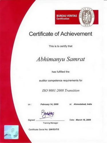 ISO 9001 certifications services in Ahmedabad, Baroda, Vapi, Surat, Rajkot